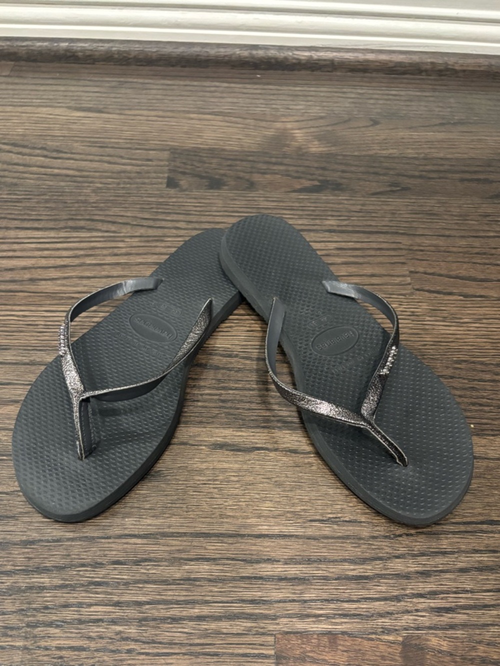 Havaianas Women's Slim You Shine Flip Flops - Black